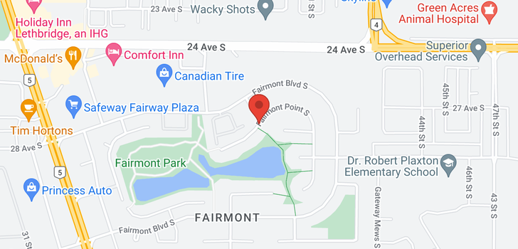 map of 92 Fairmont Pointe S